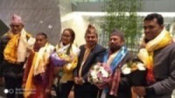 गुल्मेलीको वनभोज तथा साँस्कृतिक कार्यक्रमका लागि कलाकारहरु कतारमा