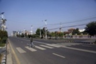 तेस्रो दिन सुनसान नयाँबानेश्वर चोक