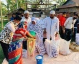 मुस्लिम समुदायमा राहत वितरण