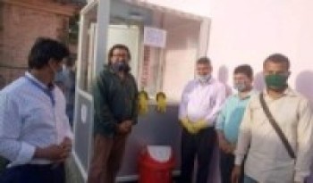 महाकाली अस्पतालमा कोरोना ‘टेस्टिङ्ग बुथ’