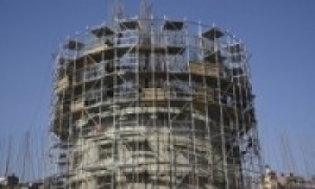 लकडाउनमा पनि धरहरा पुनःनिर्माणको काम जारी