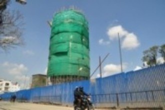 लकडाउनका कारण पुनःनिर्माण धरहरा स्थगित