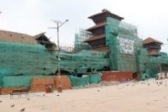 लकडाउनले रोकेन पुनःनिर्माण नौ तले दरबारको काम