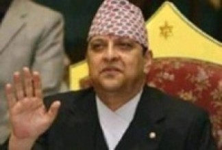 राजाले नारायणहिटी छोड्दाको दृश्य - सागर न्यौपाने