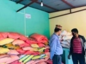 भोकमरी हुन नदिन बझाङमा खाद्यान्न भण्डारण