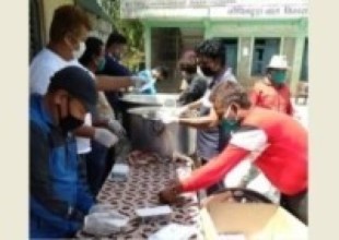 उपत्यकाका निःशुल्क भोजन बन्द:  श्रमिक वर्ग मर्कामा