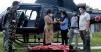 हेलिकप्टरबाट उद्धार गरिएकी सुत्केरीको मृत्यु