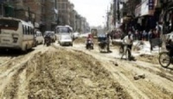 ठेक्काको छ वर्षमा पनि पूरा भएन जोरपाटी–गोकर्ण–सुन्दरीजल सडक   
