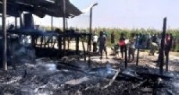 बर्दियाको फार्ममा आगलागी हुँदा जले १२८ बाख्रा