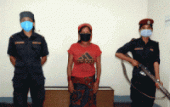 शिशुको हत्या गरी फरार महिला पक्राउ