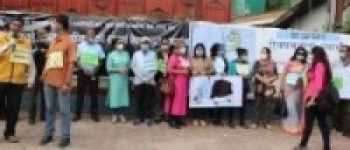 पेशागत सुरक्षाको माग गर्दै पत्रकार महासङ्घद्वारा प्रदर्शन