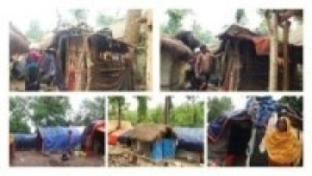 पहिरो पीडितको बास पालमुनि, बालबालिका जोखिममा