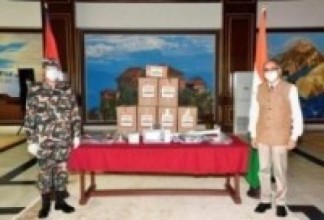 भारतद्वारा नेपाली सेनालाई दश आइसियु भेन्टिलेटर प्रदान