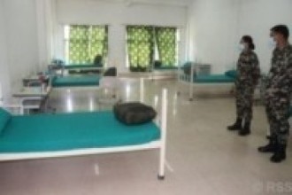 सेनाद्वारा ९० श्ययाको आइसोलेशन कक्ष बनाइने