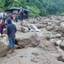 बागलुङ बाढीपहिरोः १६ जना अझै बेपत्ता