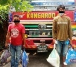 अवैध मदिरासहित ट्रक चालक र सहचालक पक्राउ