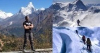 कतारका राजकुमारको टोली अमादब्लमको चुचुरोमा 