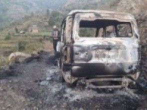 कर्णाली प्रदेशसभा अर्थ समितिको गाडी ध्वस्त