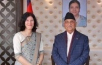 प्रमसँग युएनएचसीआर प्रतिनिधिमण्डलको छलफल   