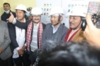 मेलम्ची खानेपानीको सुरुङ परीक्षण शुरु  