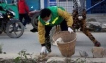 पदमार्ग सरसफाइमा जुटे व्यवसायी 