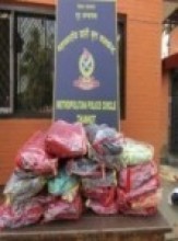 भन्सार छली गरि ल्याईएको कपडा  वरामद