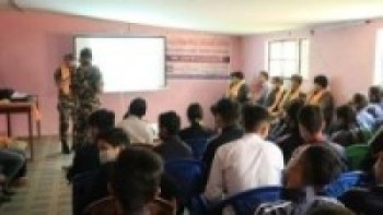 गोकर्णेश्वरमा सामुदायिक विपद प्रतिकार्य तालिम