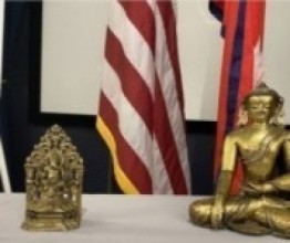 हराएको ३७ वर्षपछि फकिएको मूर्ति हस्तान्तरण   