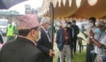 राष्ट्रिय सभा सदस्यको उपनिर्वाचन, गृहमन्त्री थापा मतदान स्थलमा