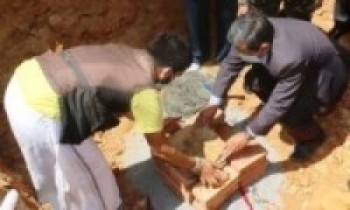 अस्पताल र प्रयोगशाला भवन शिलान्यास–मुख्यमन्त्री गुरुङ   