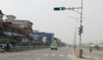 लुम्बिनी प्रदेशकैं पहिलो ट्राफिक बत्ती तिलोत्तमामा जडान