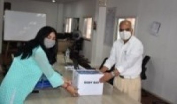 शव व्यवस्थापन झोला हस्तान्तरण  