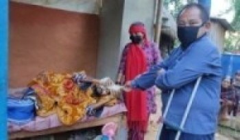 क्यान्सर पिडित सुनारलाई अर्घाखाँची सेवा समाज कतार द्वारा सहयोग !