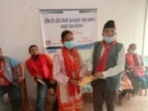 अन्तरजातीय विवाह गर्ने जोडी सम्मानित   