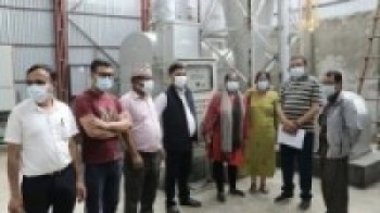 गोकर्णेश्वर नगरपालिकामा फोहोर ब्यबस्थापन मेसिन निरीक्षण