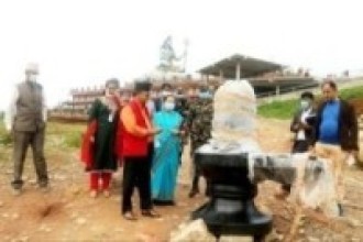 पुम्दिकोटको विशाल शिव मूर्ति उत्कृष्ट गन्तव्य : प्रदेश प्रमुख पौडेल   