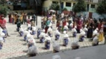 गोकर्णेश्वर नगरपालिकाद्वरा खाध्यान्न बितरण सम्पन्न