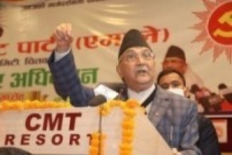 Oli asks opponents not to dream to finish off UML  