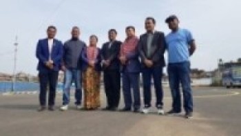 मुख्यमन्त्री पाण्डेद्वारा भेहिकल एकेडेमी एण्ड रिसर्च सेन्टर अवलोकन 