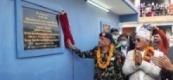 प्रधानसेनापति शर्माद्वारा बाहिनीको निरीक्षण   