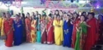 दाङ्ग देउखुरीको तीज कार्यक्रम :छमछमी नाचे चेली