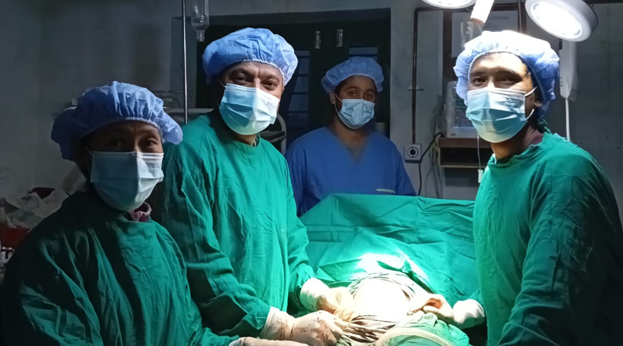 जटिल अवस्थामा रहेकी सुत्केरीको सफल शल्यक्रिया