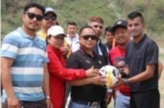 गोकर्णेश्वरमा मेयर कप फुटबल रनिङ शिल्ड प्रतियोगिता शुभारम्भ