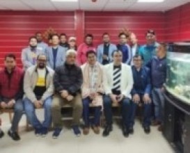 प्रवासी नेपाली मञ्च कतार द्वारा दृतिय सचिव भट्टराईलाई बिदाई