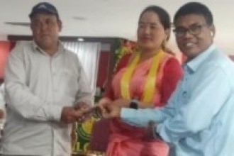 कर्णाली प्रदेश सेवा समाज कतारद्वारा भुकम्प पीडितलाई पहिलो चरणमा ५० हजार सहयोग