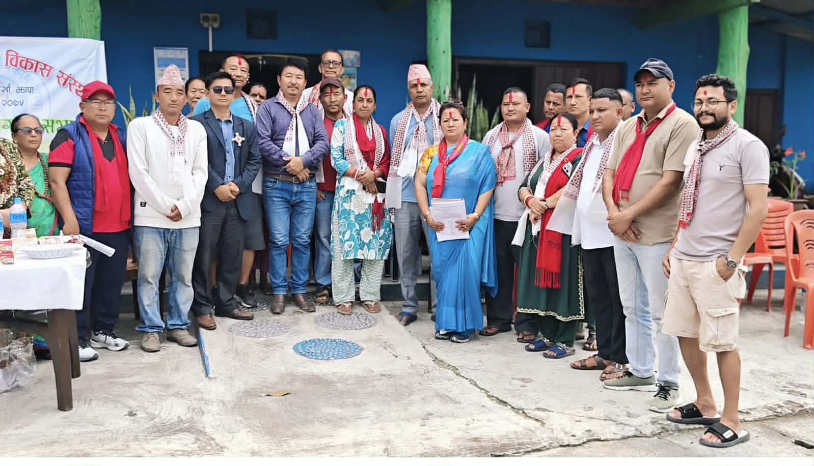 केर्खा फाल्गुनन्द टोल बिकाश संस्थाको चौथो साधारणसभा भव्यरुपमा सम्पन्न