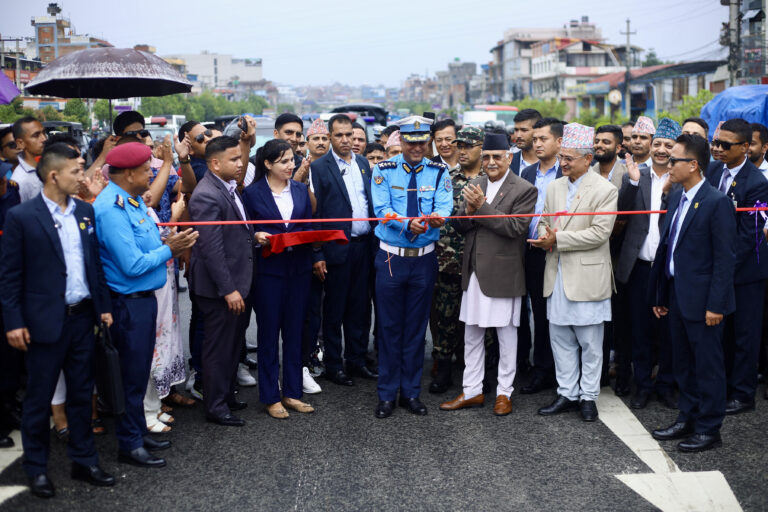 प्रधानमन्त्री ओलीद्वारा ग्वार्को फ्लाई ओभरको उद्घाटन