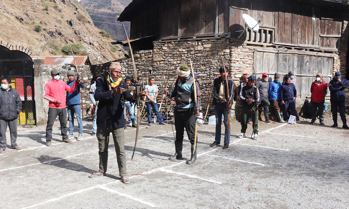 ताराखेल संरक्षण गर्दै तमानखोला गाउँपालिका