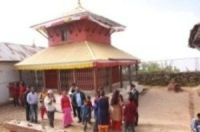 अर्घा भगवती मन्दिरमा धार्मिक पर्यटक बढे