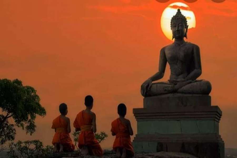 एक हजार बुद्ध मूर्ति प्रदर्शन तथा विश्व शान्ति पूजा गरिँदै